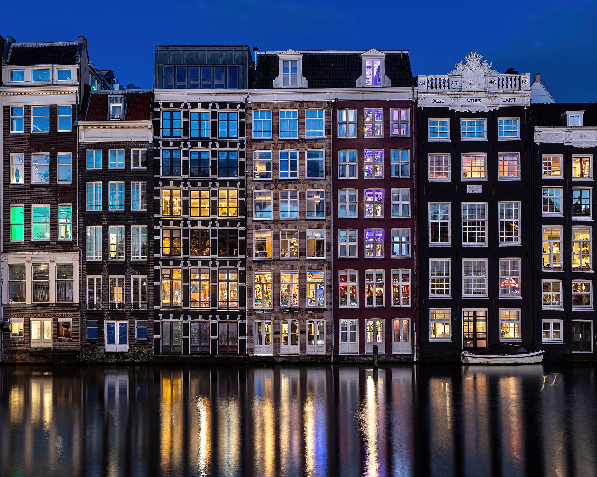 Les canaux d'Amsterdam